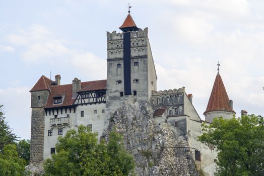 Medieval Castle of Bran in Transylvania, also known as Dracula's Castle