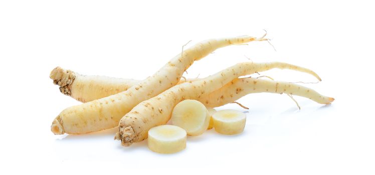 ginseng isolated on white background