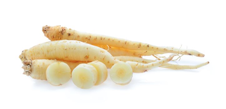 ginseng isolated on white background