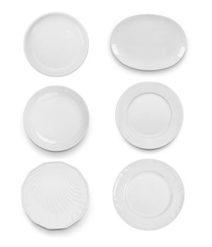 plate isolated on white background