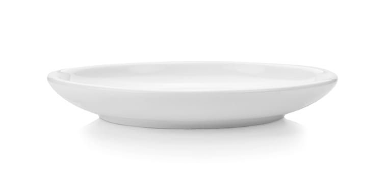 plate on white background