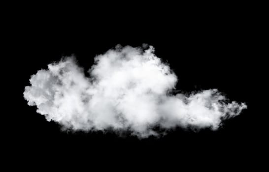 strange white cloud on black background