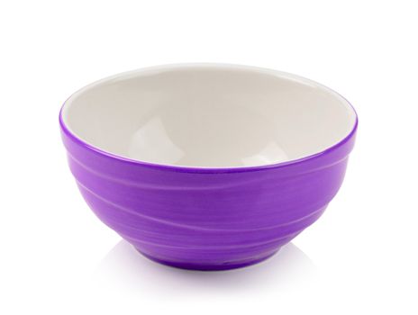 bowl on white background