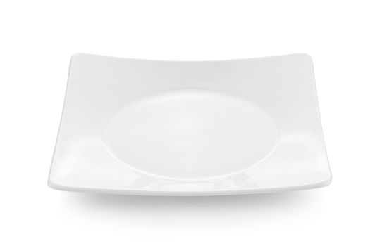 empty dish isolated on white background