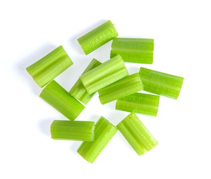 celery isolated on white background