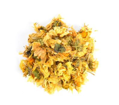 dried chrysanthemum flowers