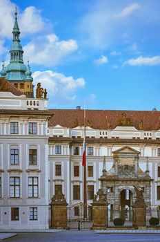 Building in Historical Center of Prague, Czech Republic