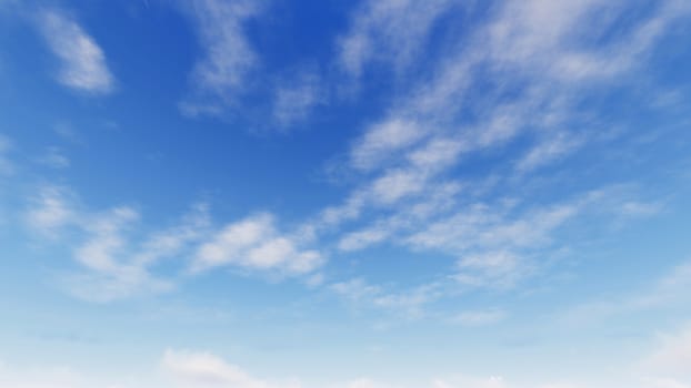 Cloudy blue sky abstract background, blue sky background with tiny clouds, 3d rendering

