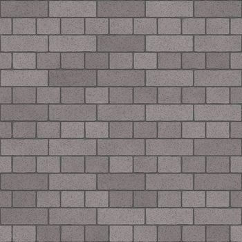 Gray charcoal brick wall seamless texture, computer generated background.