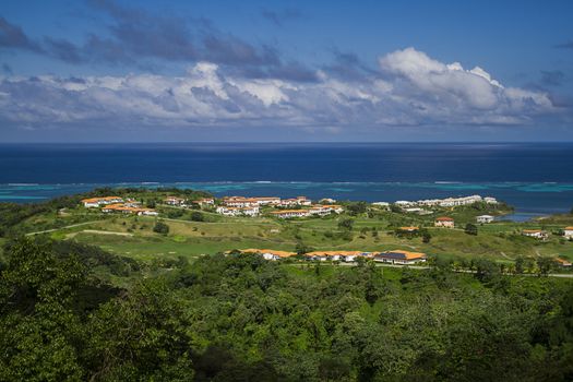 Large private rich village on the island of Roatan