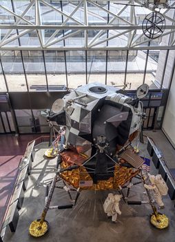 A replace of the Lunar Module from the Apollo Missions to the moon