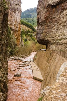 Kleidi passage, next to Karpenisiotis river, on the Karpenissi - Proussos road, Evrytania, Central Greece.