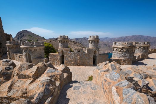 La Azohia abandoned military fort in Cartagena, Murcia, Spain.