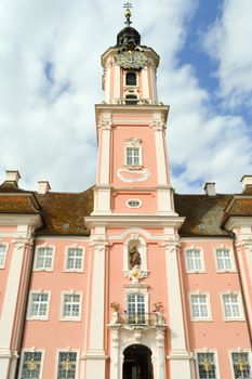 View of the basilica of Birnau in Uhldingen in Baden Württemberg on Lake Constance in Germany