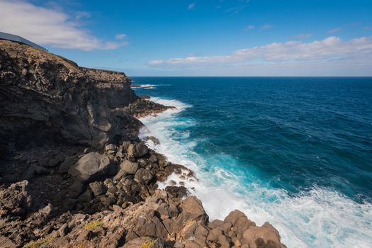 Coastline landscape in Buenavista, north of tenerife Island, Canary islands, Spain.