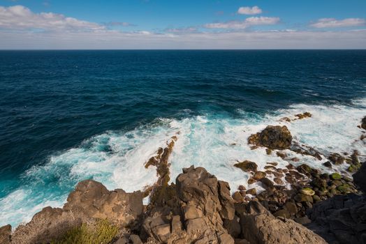 Coastline landscape in Buenavista, north of tenerife Island, Canary islands, Spain.