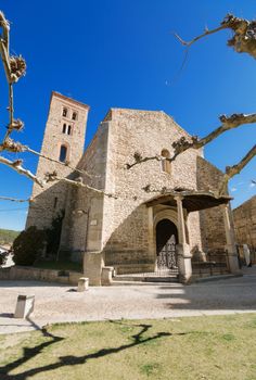 Ancient 14th century Church Santa Maria del Castillo in Buitrago de Lozoya, Madrid, Spain