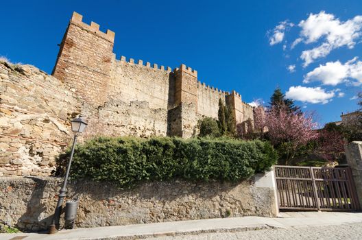 Ancient Walls in Buitrago de Lozoya, Madrid, Spain.