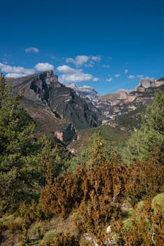 Anisclo canyon in Huesca, Aragon pyrenees, Spain.