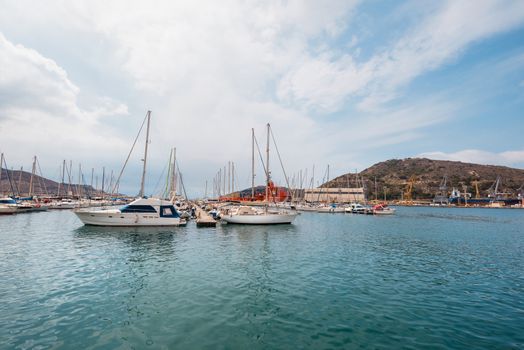 Cartagena harbour, Murcia, Spain.