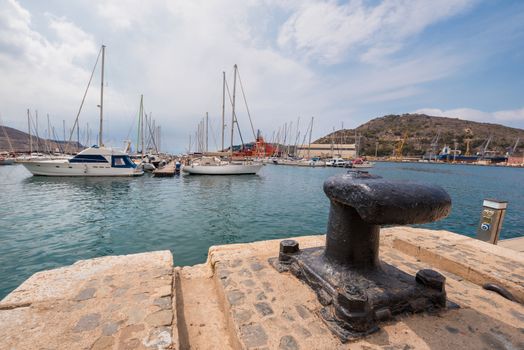 Cartagena harbour, Murcia, Spain.