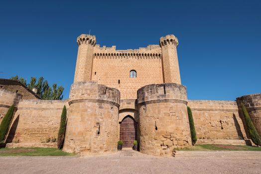 Medieval castle in Sajazarra, La Rioja, Spain.