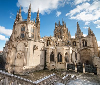 Burgos Cathedral.Famous Spanish Landmark.