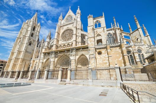 Leon Cathedral, Castilla y Leon, Spain.