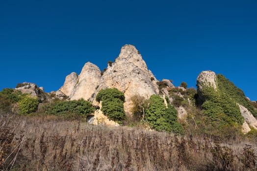 Rocks in Cellorigo, La Rioja, Spain.