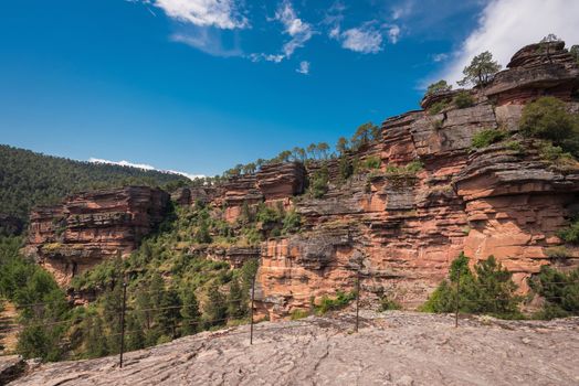 River Gallo canyon in Guadalajara, Spain.