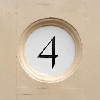 House number four (4)