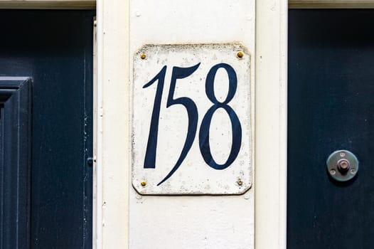House number one hundred and fifty eight (158)