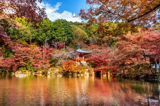 Daigoji temple in autumn, Kyoto. Japan autumn seasons.