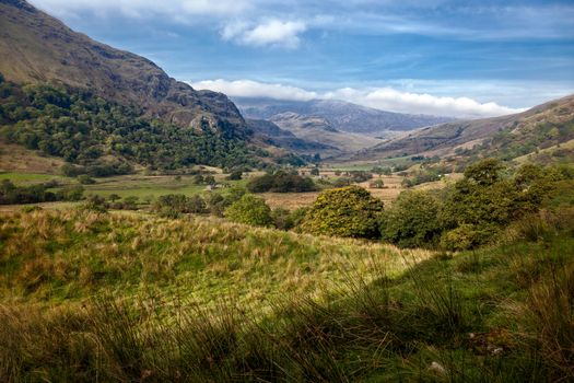 Valley in Snowdonia National Park