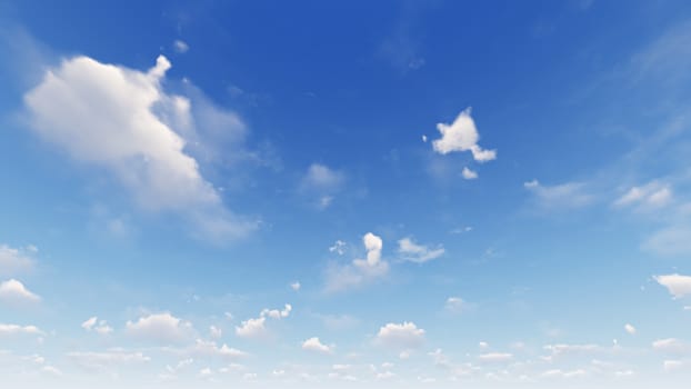 Cloudy blue sky abstract background, blue sky background with tiny clouds, 3d rendering

