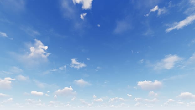 Cloudy blue sky abstract background, blue sky background with tiny clouds, 3d rendering

