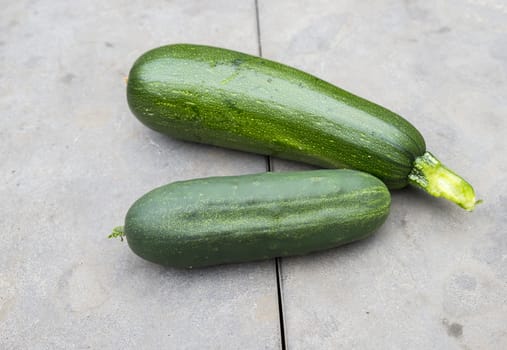 fresh cucumber and courgette from own garden