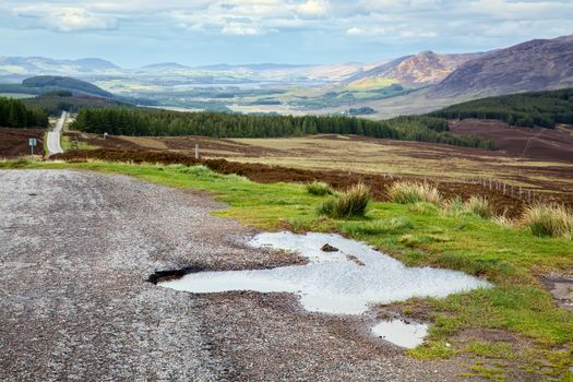 View of the Scottish Countryside