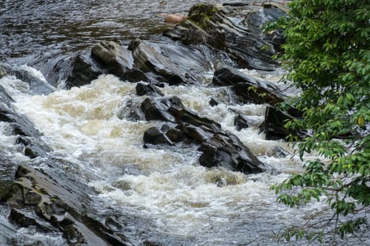 Rocks at Feshiebridge in Scotland