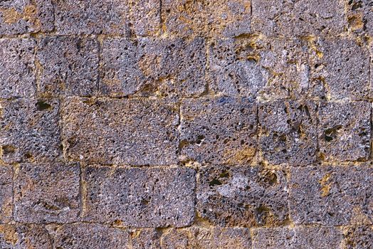 historical fuff wall, San Gimignano (SI), Tuscany, Italy