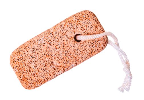 pumice for heels on a white isolated background