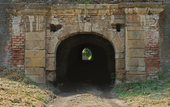 Gate on Petrovaradin fortress in Novi Sad, Serbia