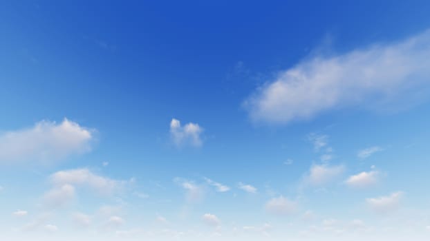 Cloudy blue sky abstract background, blue sky background with tiny clouds, 3d rendering

