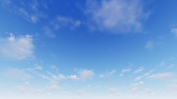 Cloudy blue sky abstract background, blue sky background with tiny clouds, 3d rendering

