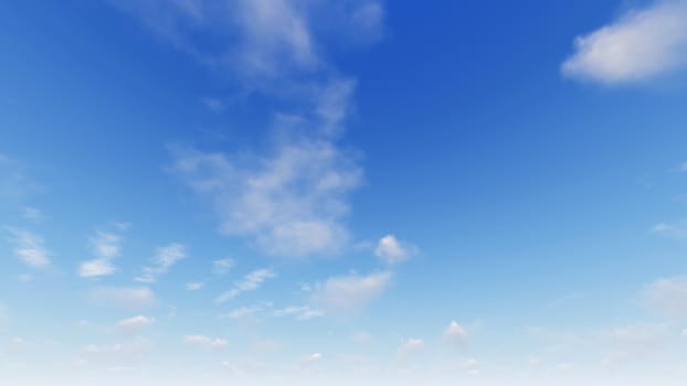 Cloudy blue sky abstract background, blue sky background with tiny clouds, 3d rendering

