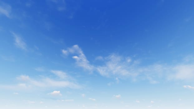 Cloudy blue sky abstract background, blue sky background with tiny clouds, 3d rendering

