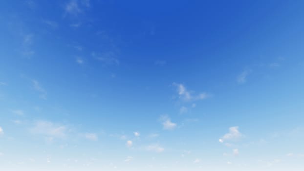 Cloudy blue sky abstract background, blue sky background with tiny clouds, 3d rendering

