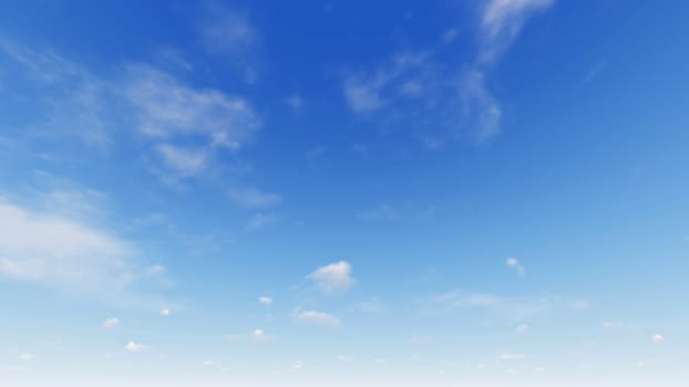 Cloudy blue sky abstract background, blue sky background with tiny clouds, 3d rendering

