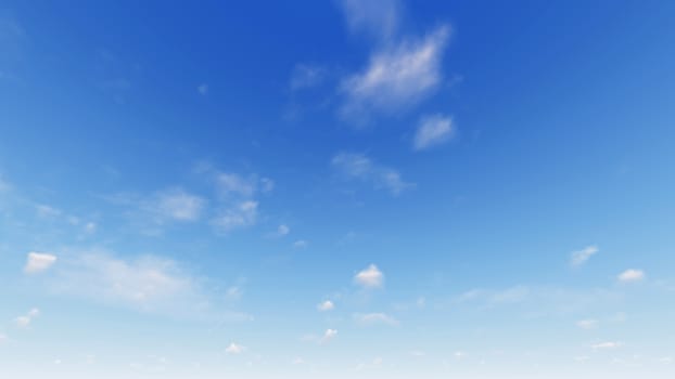 Cloudy blue sky abstract background, blue sky background with tiny clouds, 3d rendering

