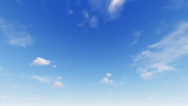 Cloudy blue sky abstract background, blue sky background with tiny clouds, 3d rendering

